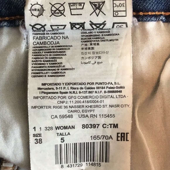 Mango Jeans, Olivia medium wash size 6 - Picture 9 of 13